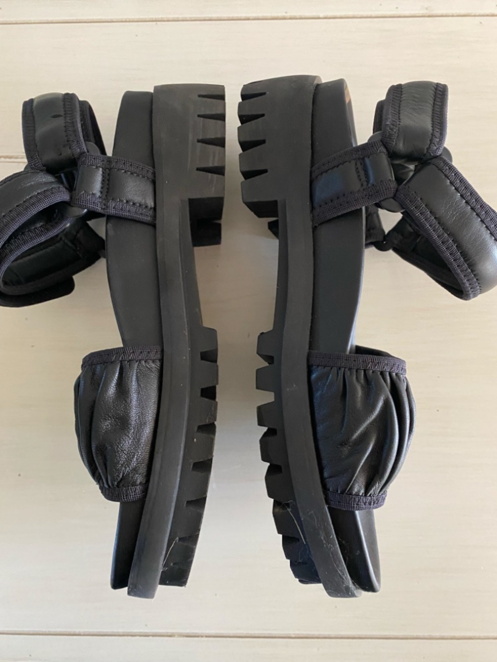Sam Edelman Edythe Black Sandals with Adjustable Ankle Strap Size 8 1/2 - Picture 3 of 8